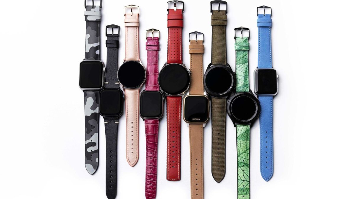 High quality reaplcement leather watch bands from Strapped For Time