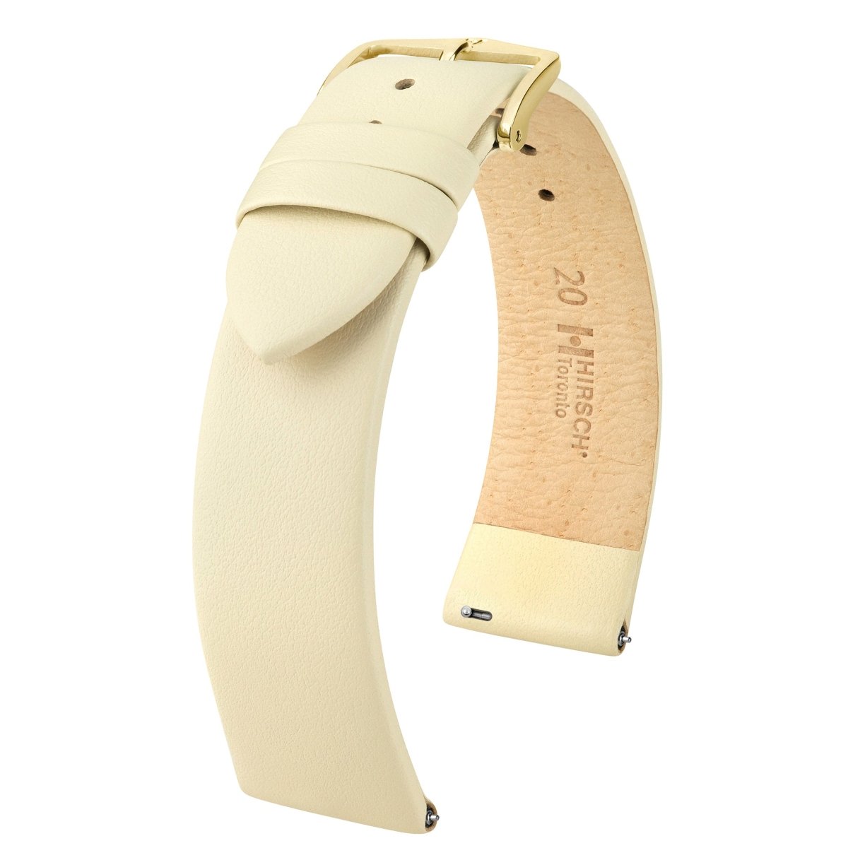 Toronto | Flat Calfskin Leather watch band - Strapped For Time