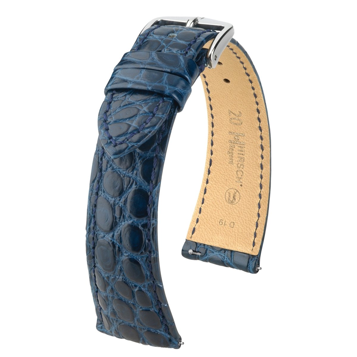 Regent | Alligator Flank watch band - Strapped For Time