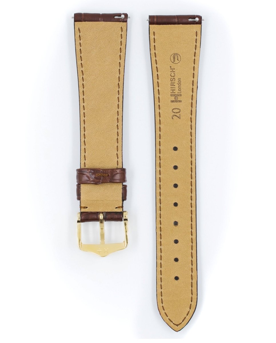 London | Center Cut Alligator watch band - Strapped For Time