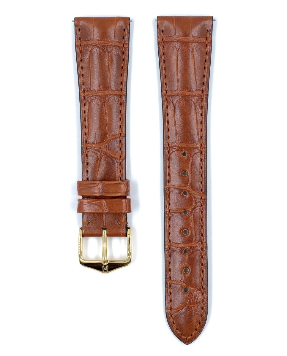 London | Center Cut Alligator watch band - Strapped For Time