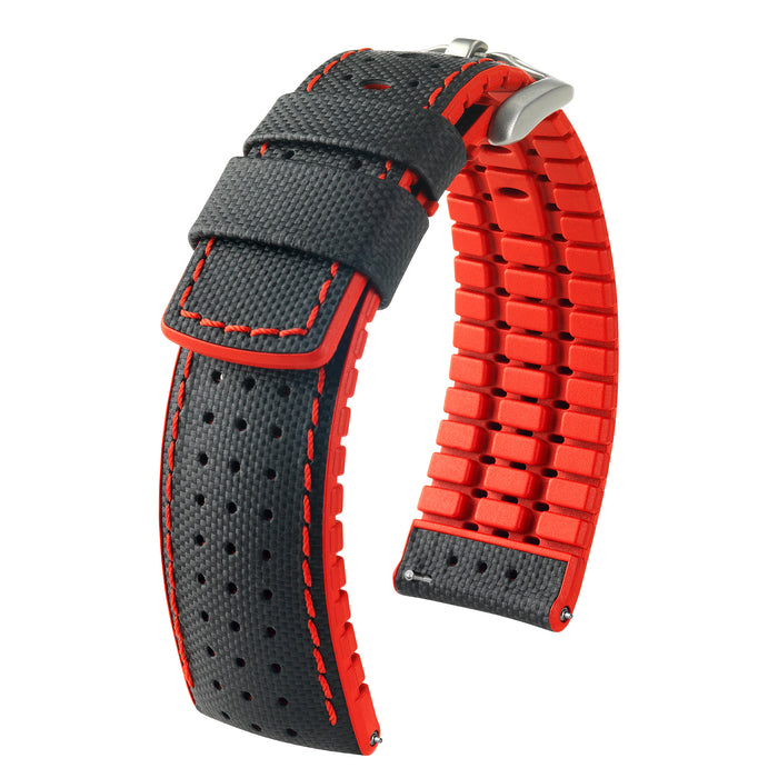 Hirsch Robby Watch Band | Red