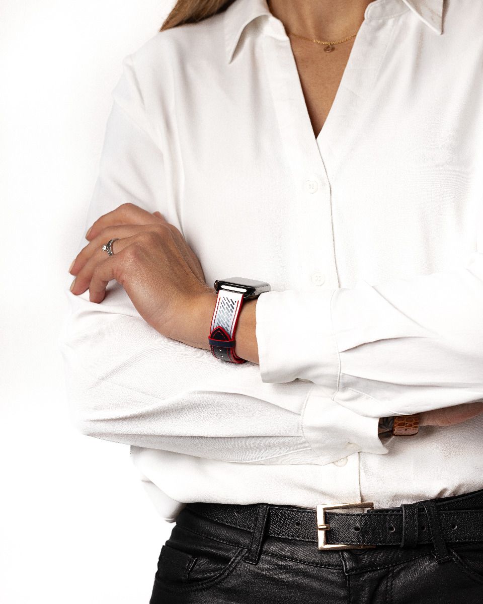 Soccer | Performance Leather watch band - Strapped For Time