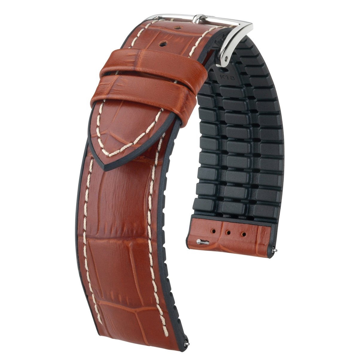 George | Performance Embossed Alligator watch band - Strapped For Time