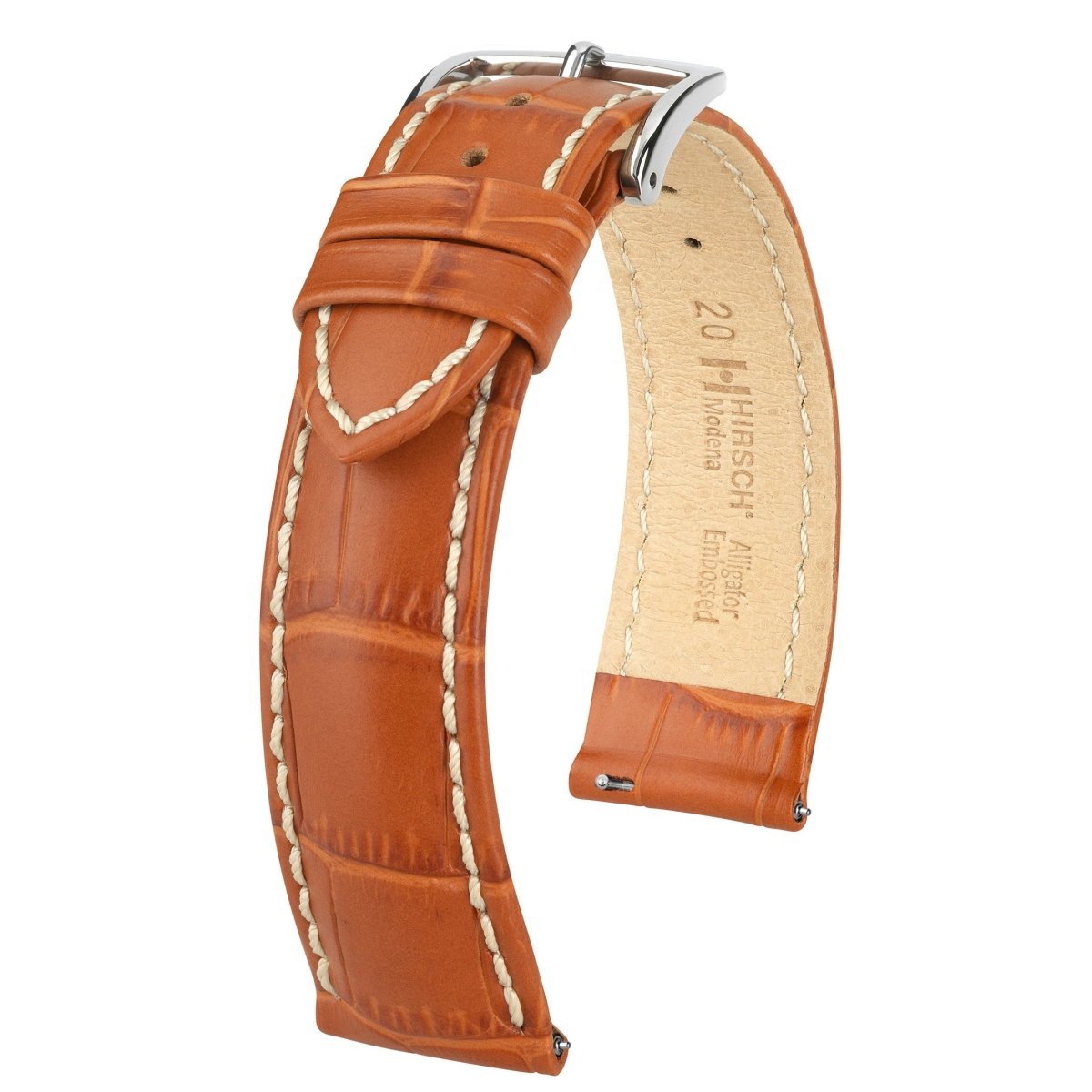 Modena | Embossed Alligator watch band - Strapped For Time