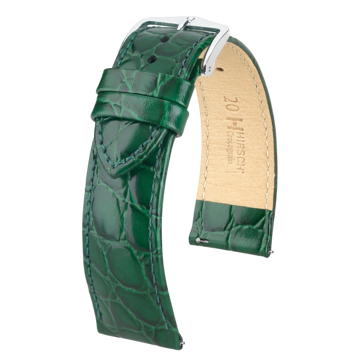 Crocograin | Embossed Crocodile watch band - Strapped For Time