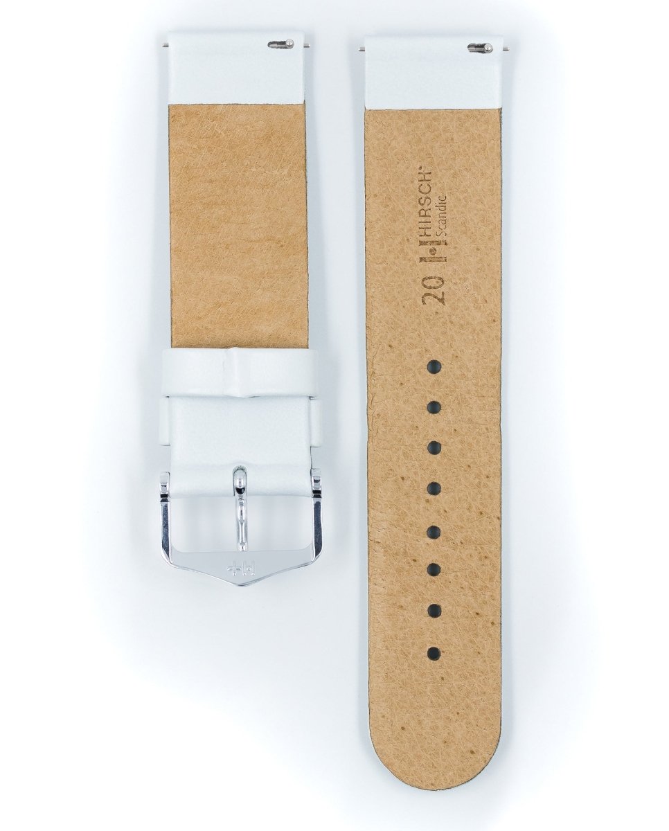 Scandic | Flat Calfskin Leather watch band - Strapped For Time