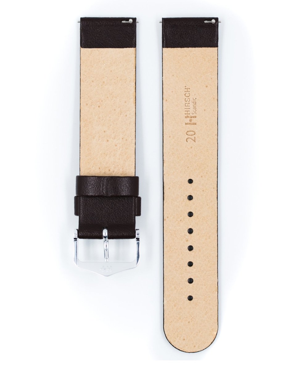 Scandic | Flat Calfskin Leather watch band - Strapped For Time
