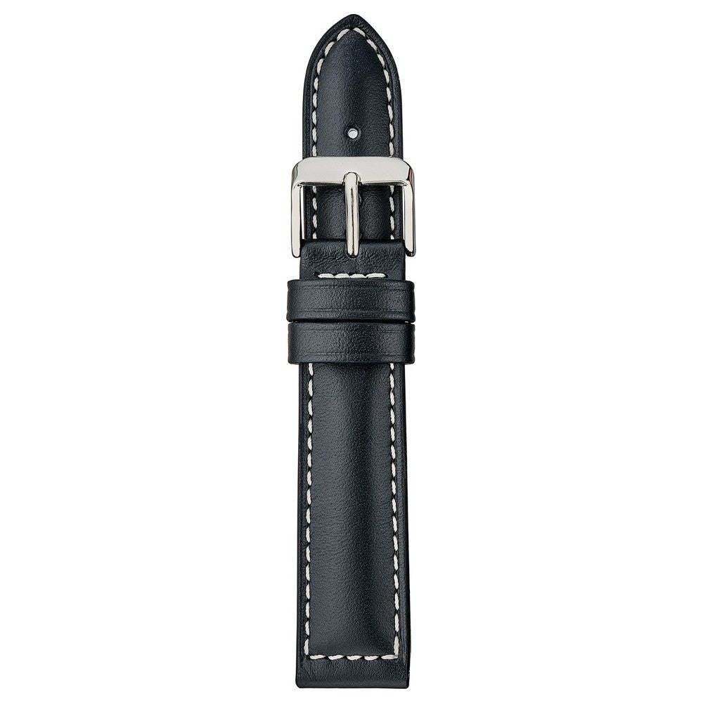Padded Calfskin | Box Stitch watch band - Strapped For Time