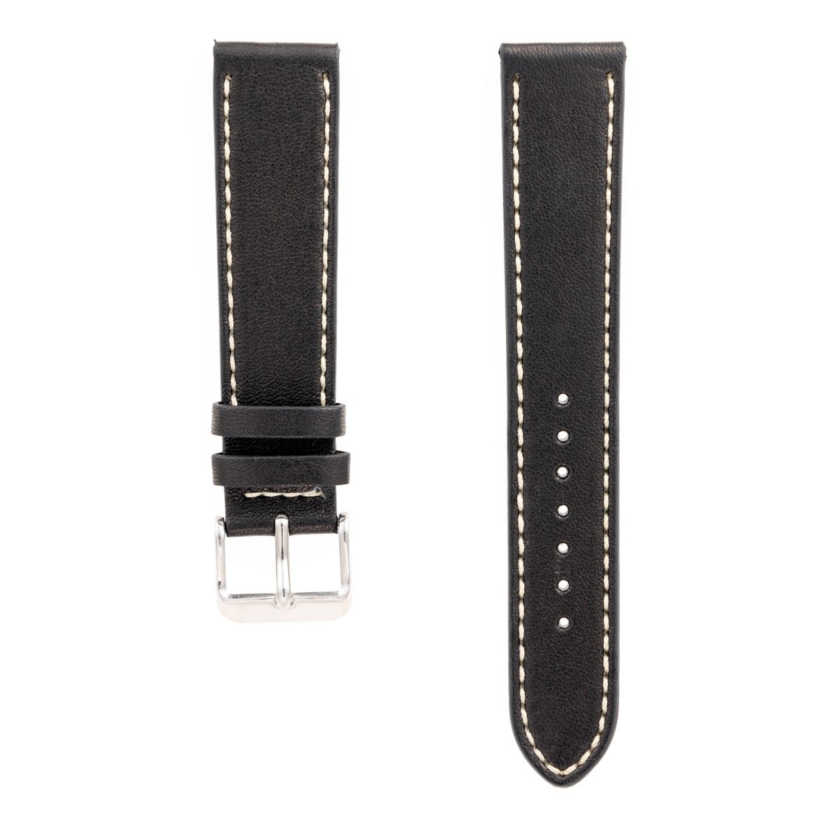 Classic | Rustic Leather watch band - Strapped For Time