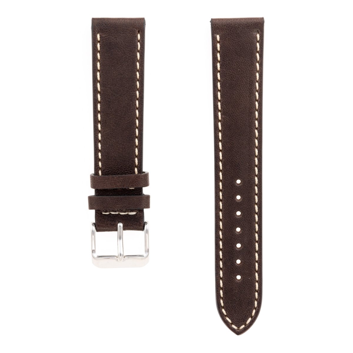 Classic | Rustic Leather watch band - Strapped For Time