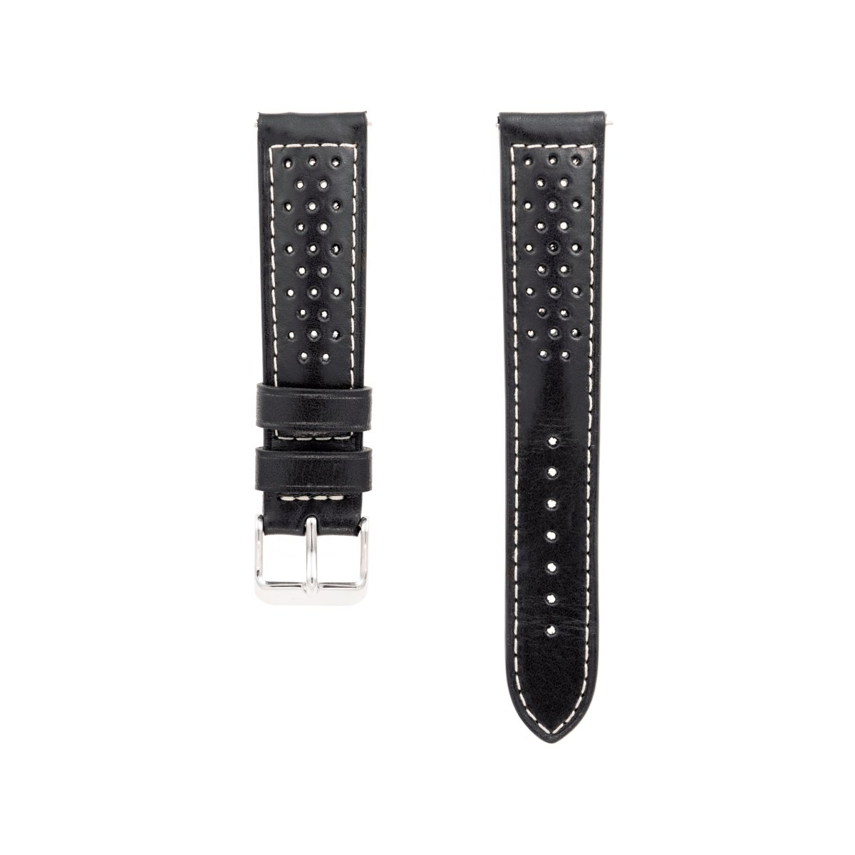 Rally | Perforated Leather watch band - Strapped For Time