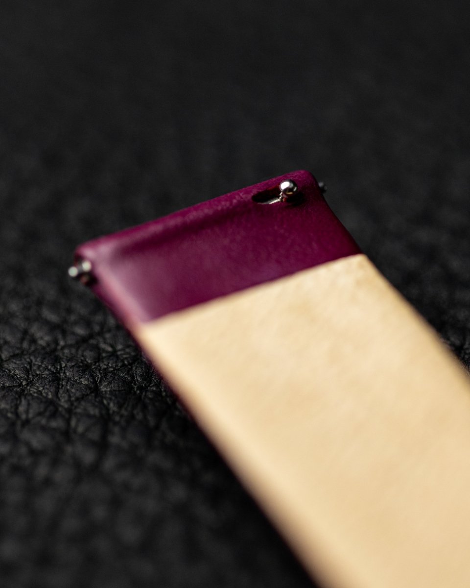 Toronto | Flat Calfskin Leather watch band - Strapped For Time