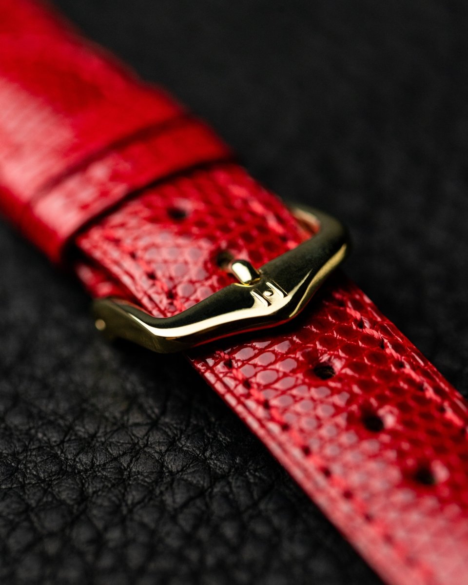 Rainbow | Embossed Lizard watch band - Strapped For Time