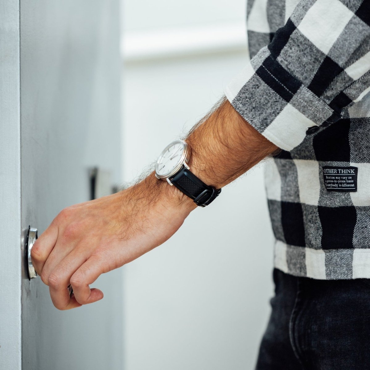 Accent | Natural Rubber watch band - Strapped For Time