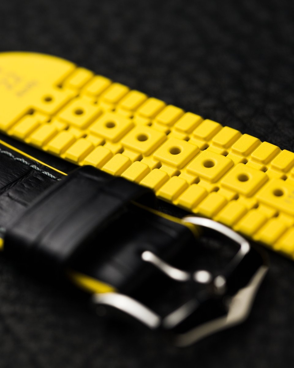 Andy | Performance Embossed Leather watch band - Strapped For Time