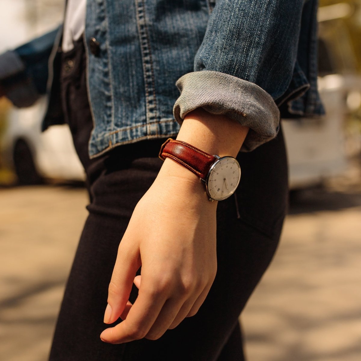 Ascot | English Calfskin watch band - Strapped For Time