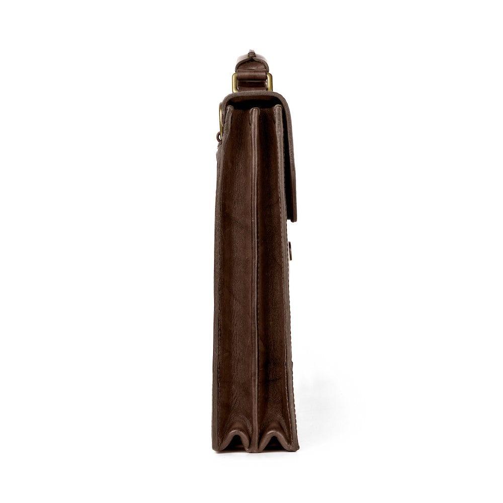 Benjamin Leather Briefcase watch band - Strapped For Time