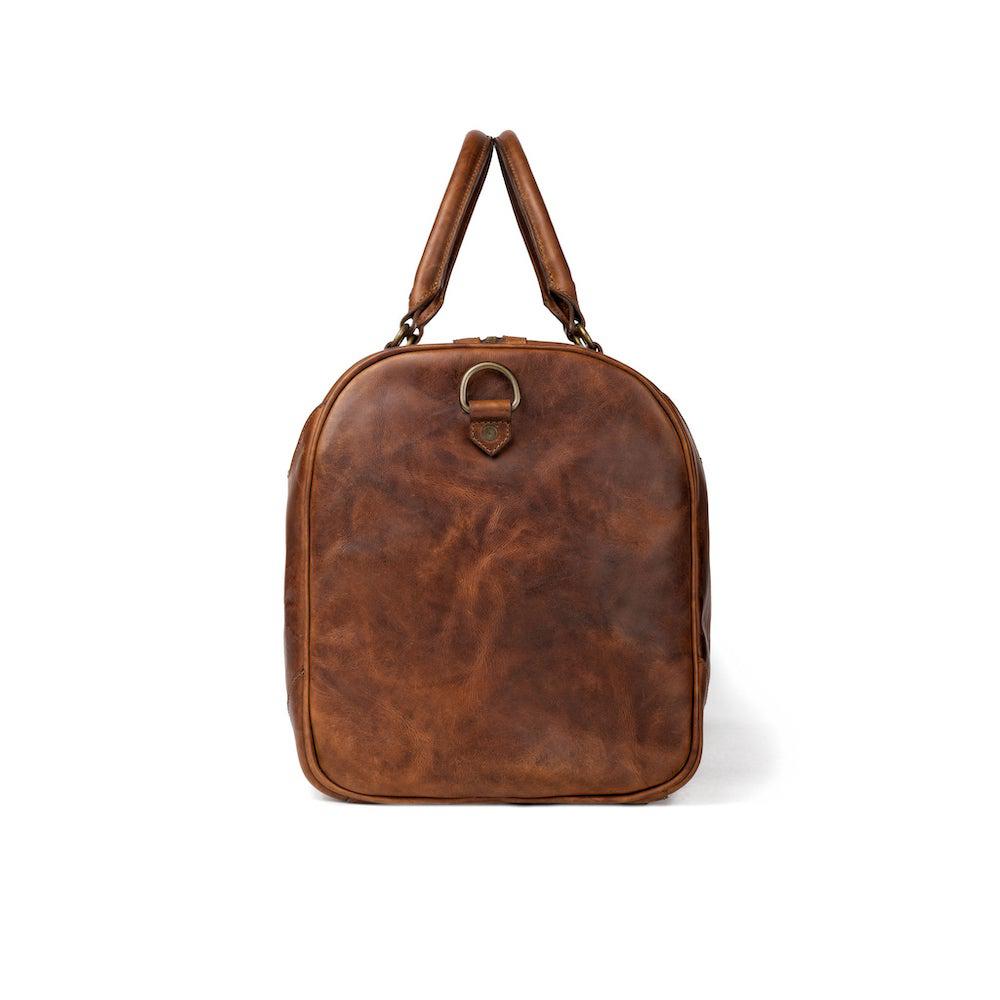 Benjamin Leather Duffle Bag watch band - Strapped For Time