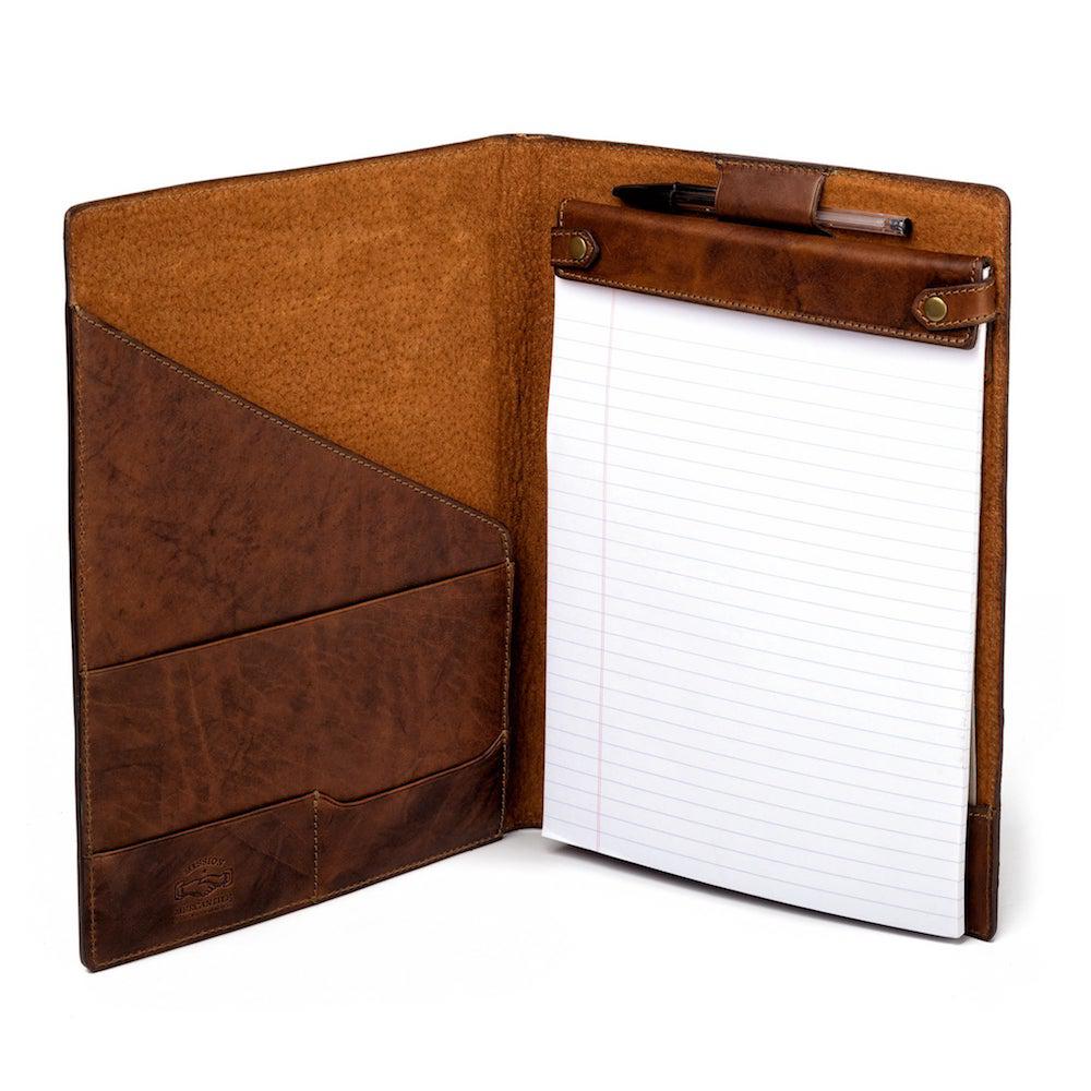 Benjamin Leather Padfolio watch band - Strapped For Time