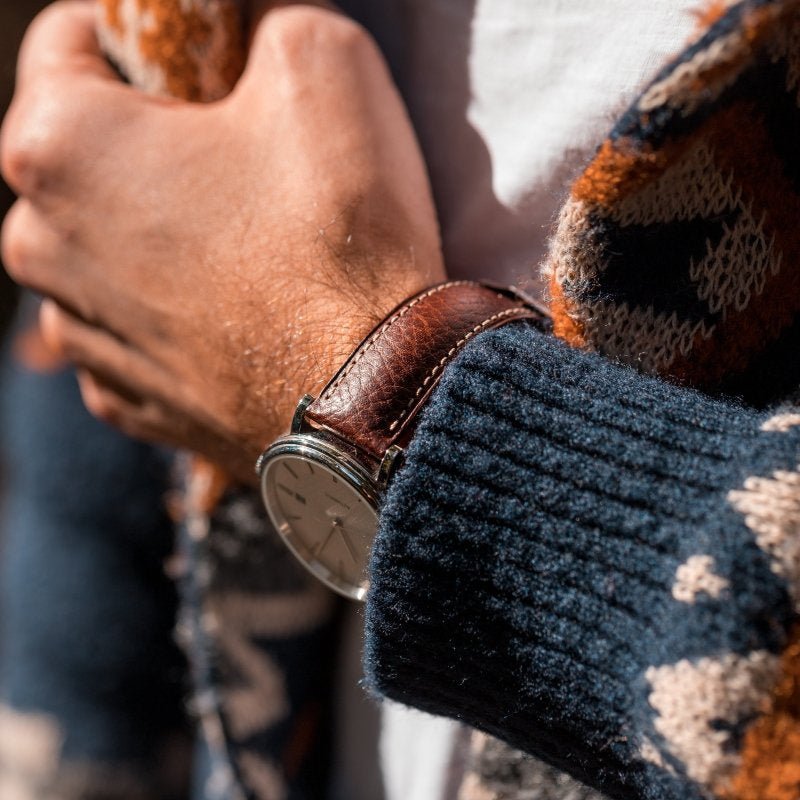 Boston | Buffalo Grain watch band - Strapped For Time