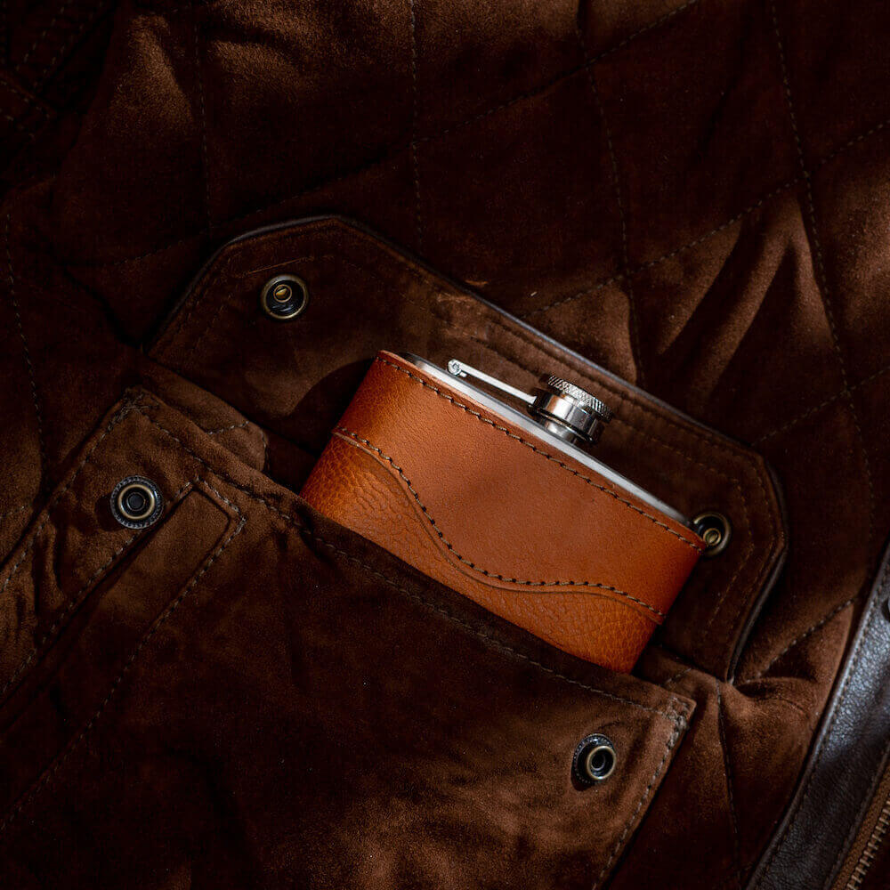 Campaign Leather Flask watch band - Strapped For Time