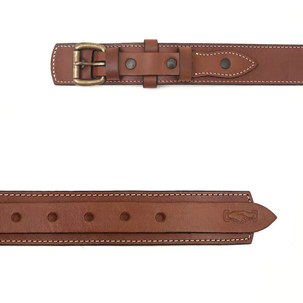 Campaign Leather Ranger Belt watch band - Strapped For Time