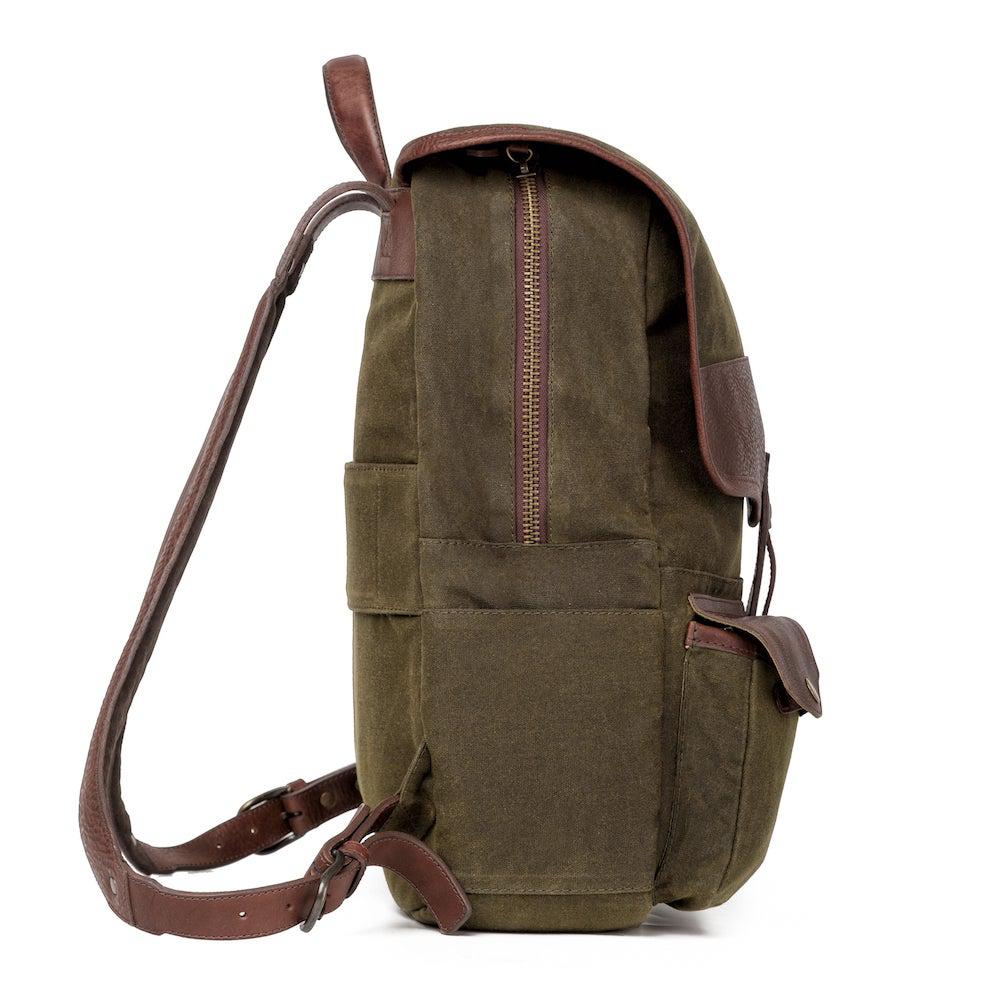 Campaign Waxed Canvas Backpack watch band - Strapped For Time