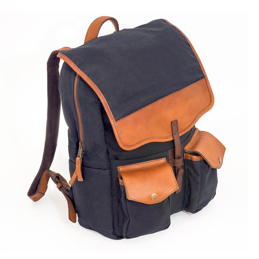 Campaign Waxed Canvas Backpack watch band - Strapped For Time