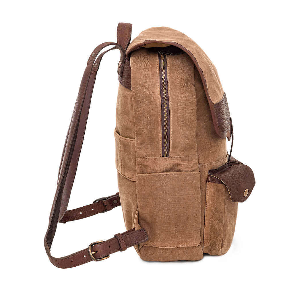 Campaign Waxed Canvas Backpack watch band - Strapped For Time