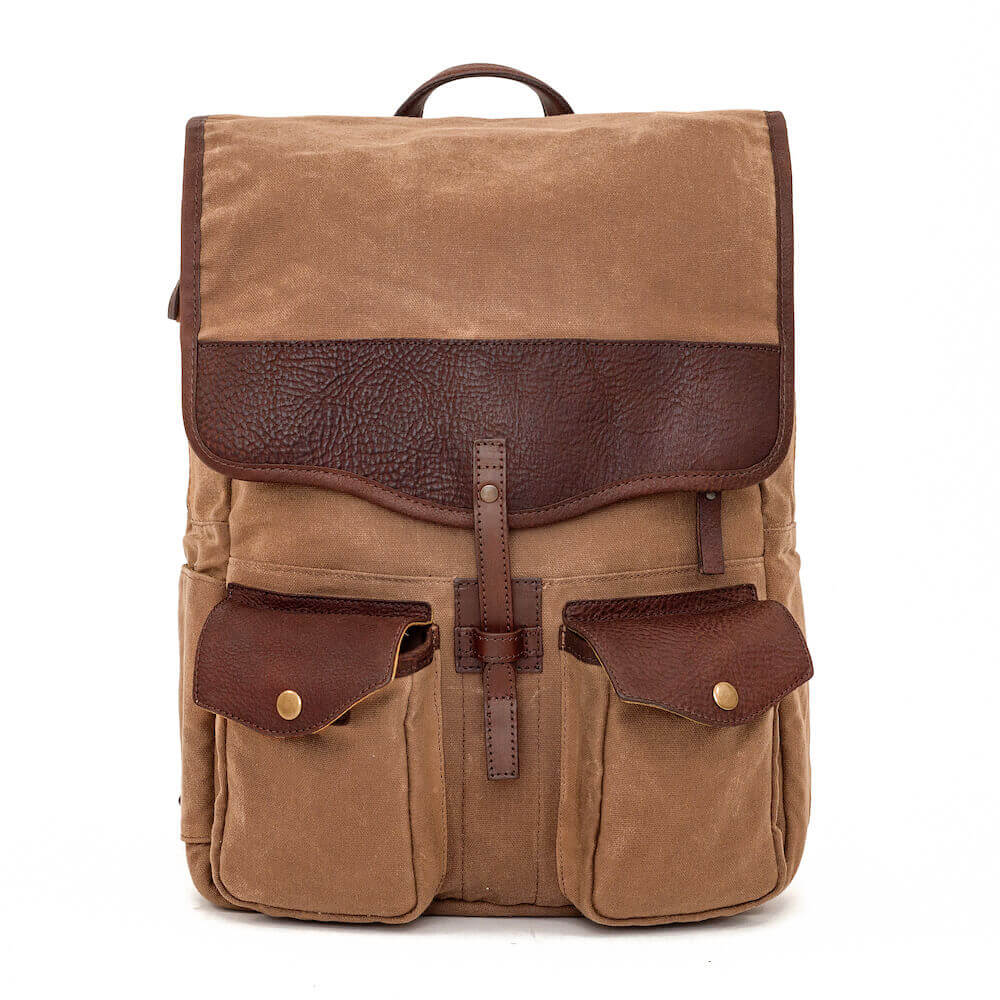 Campaign Waxed Canvas Backpack watch band - Strapped For Time