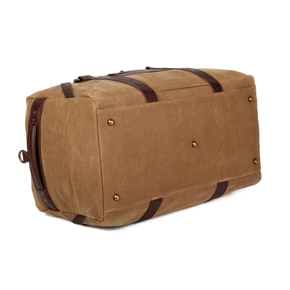 Campaign Waxed Canvas Large Duffle Bag watch band - Strapped For Time