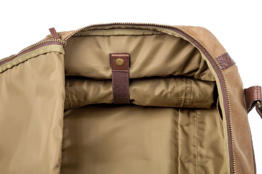 Campaign Waxed Canvas Large Duffle Bag watch band - Strapped For Time