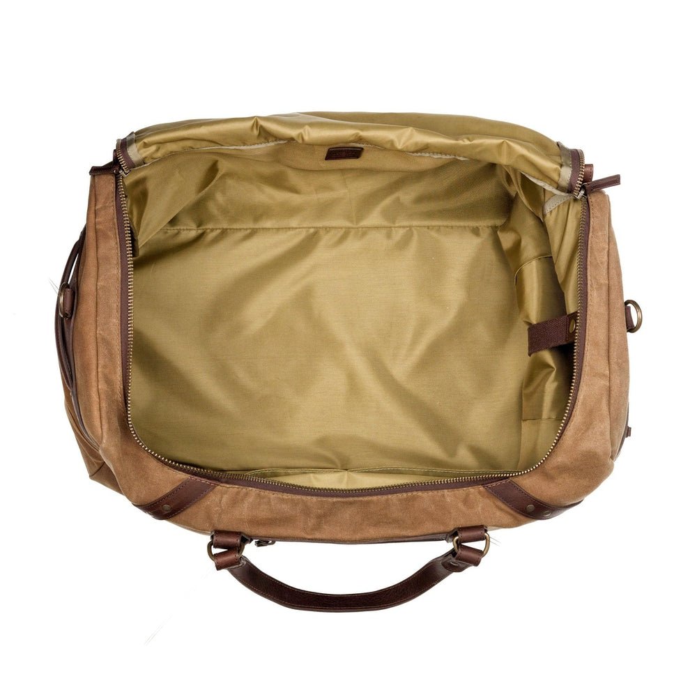 Campaign Waxed Canvas Large Duffle Bag watch band - Strapped For Time