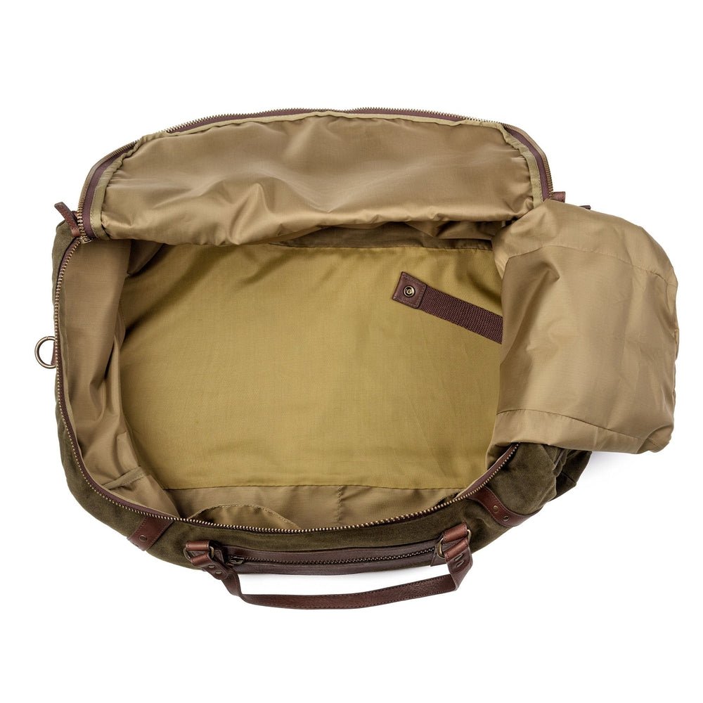 Campaign Waxed Canvas Large Duffle Bag watch band - Strapped For Time