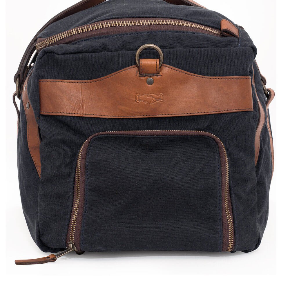 Campaign Waxed Canvas Medium Duffle Bag watch band - Strapped For Time