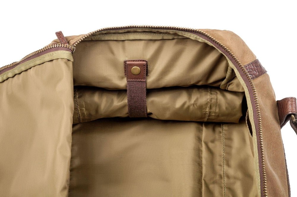Campaign Waxed Canvas Medium Duffle Bag watch band - Strapped For Time