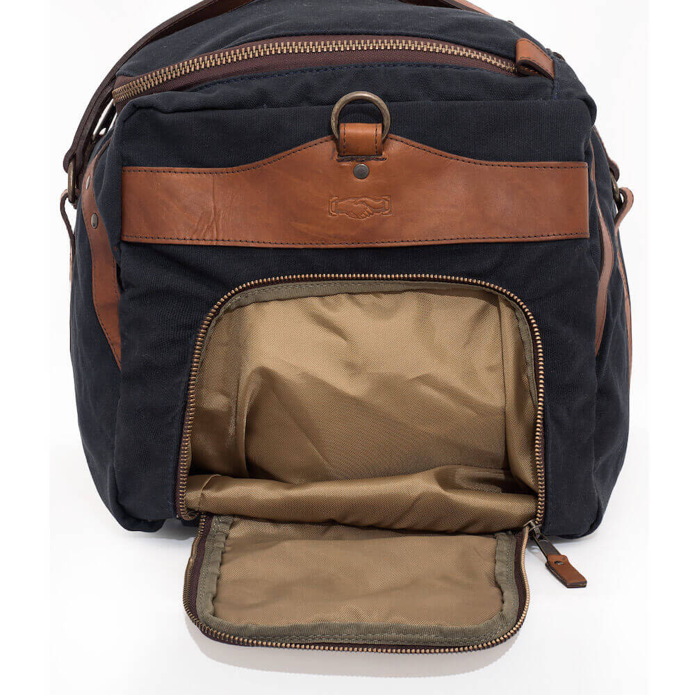Campaign Waxed Canvas Medium Duffle Bag watch band - Strapped For Time