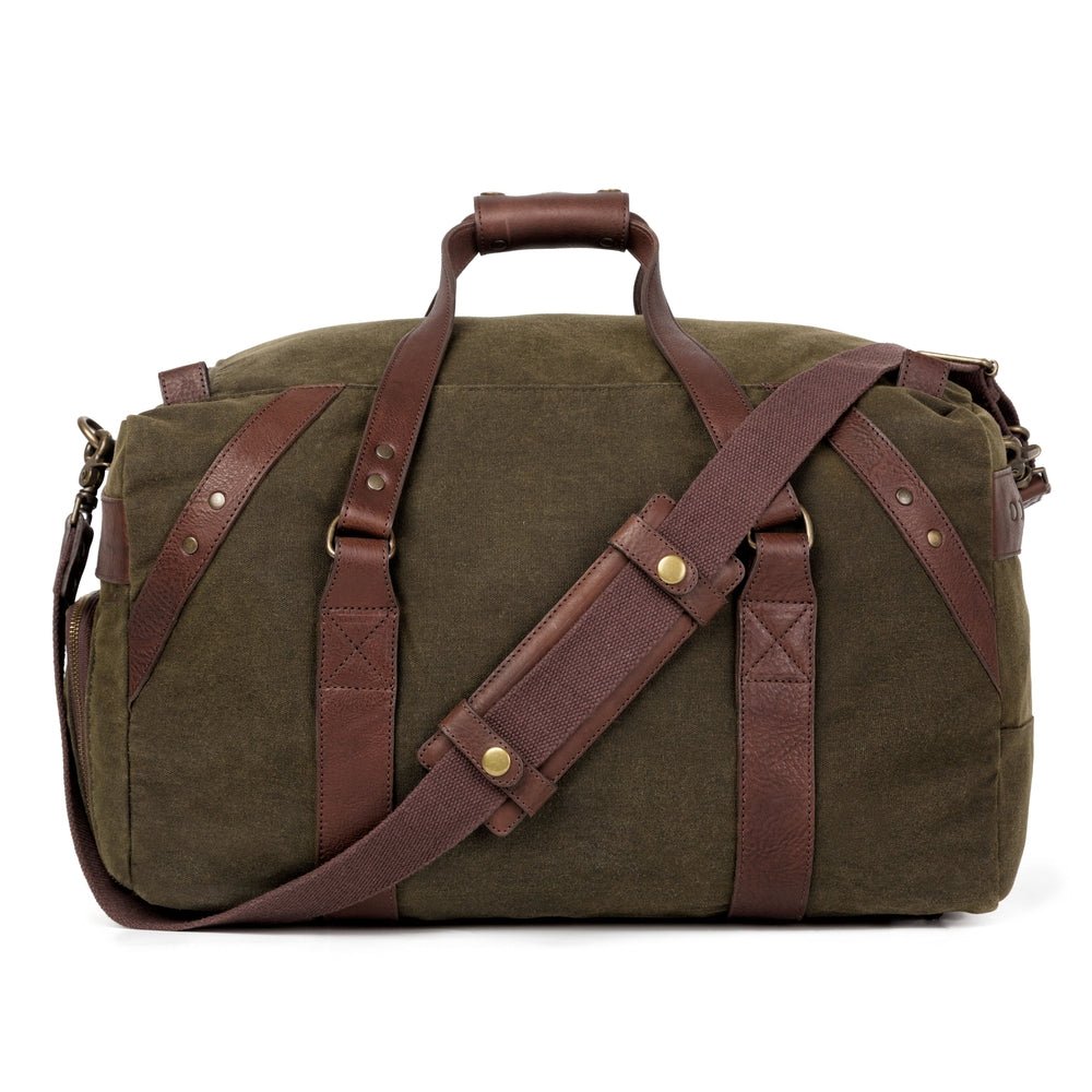Campaign Waxed Canvas Medium Duffle Bag watch band - Strapped For Time