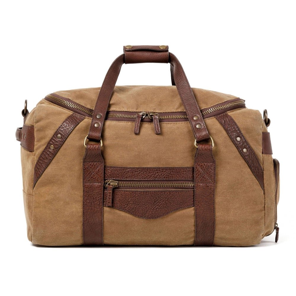 Campaign Waxed Canvas Medium Duffle Bag watch band - Strapped For Time