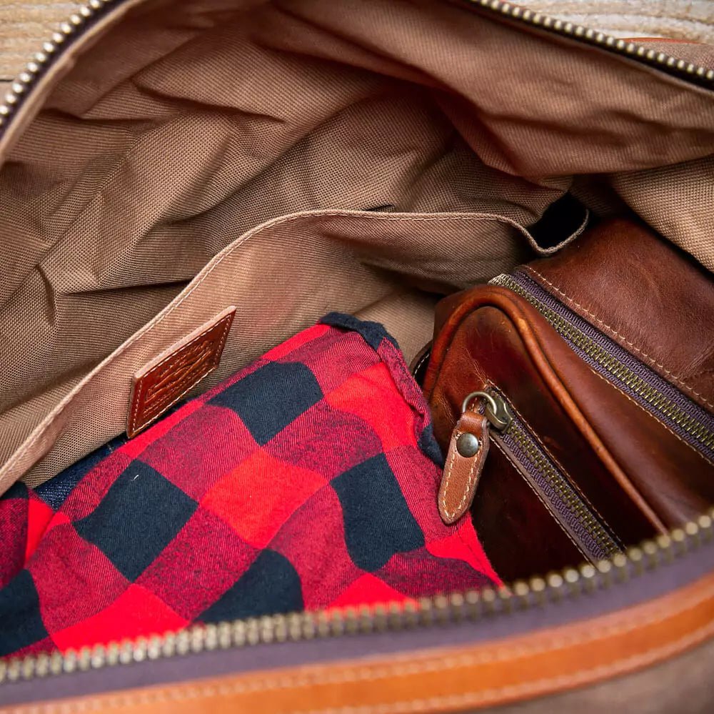 Campaign Waxed Canvas Medium Field Duffle Bag watch band - Strapped For Time