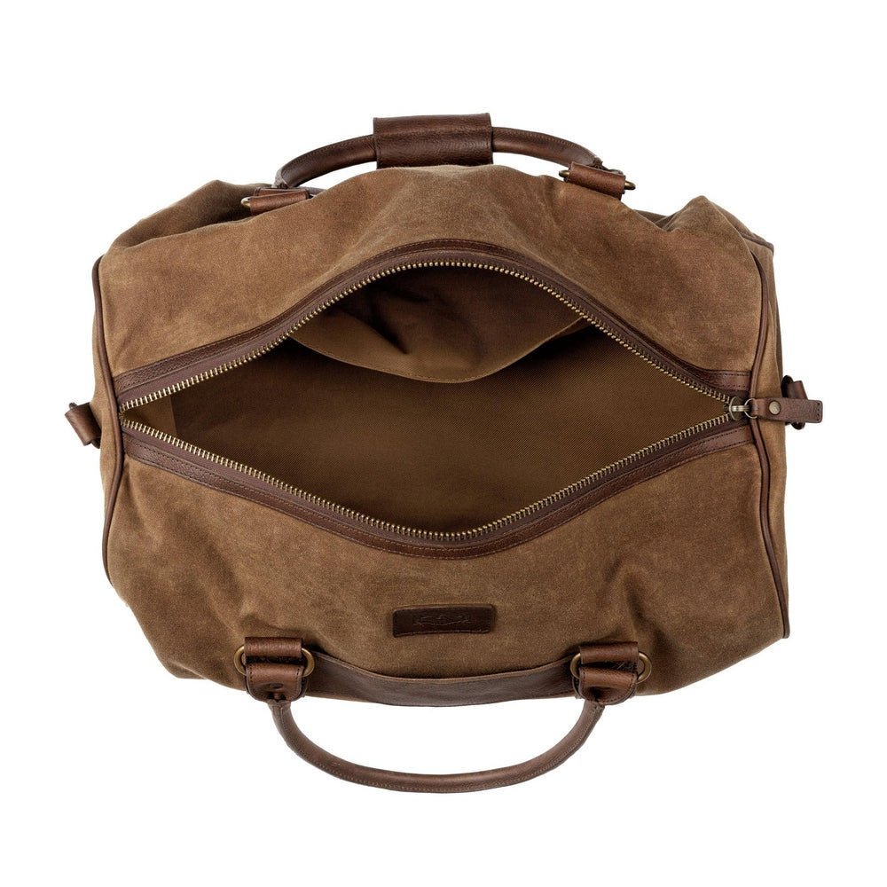 Campaign Waxed Canvas Medium Field Duffle Bag watch band - Strapped For Time