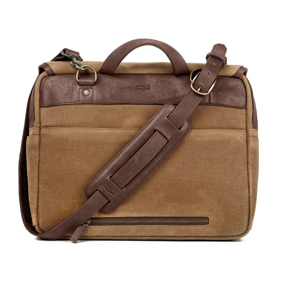 Campaign Waxed Canvas Messenger Bag watch band - Strapped For Time