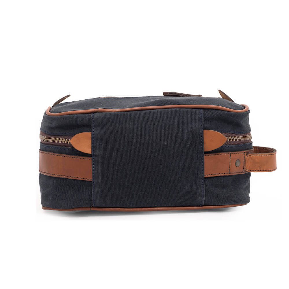 Campaign Waxed Canvas Toiletry Square Shave Kit watch band - Strapped For Time