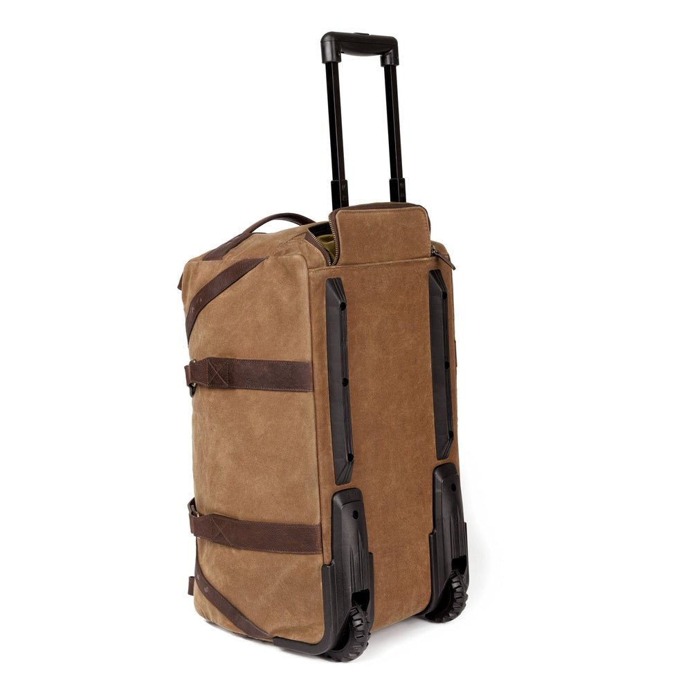 Campaign Waxed Canvas Wheeled Carry - On Duffle Bag watch band - Strapped For Time