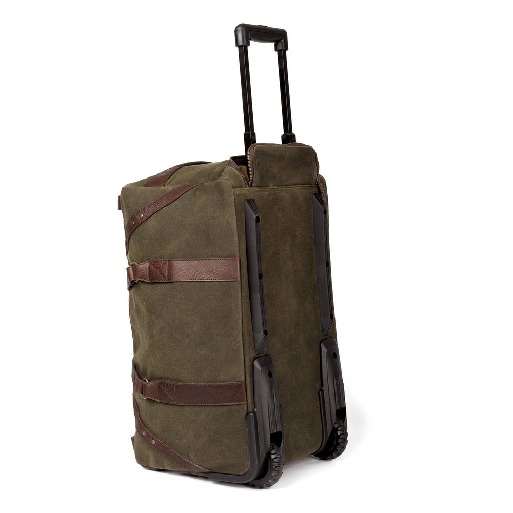 Campaign Waxed Canvas Wheeled Carry - On Duffle Bag watch band - Strapped For Time