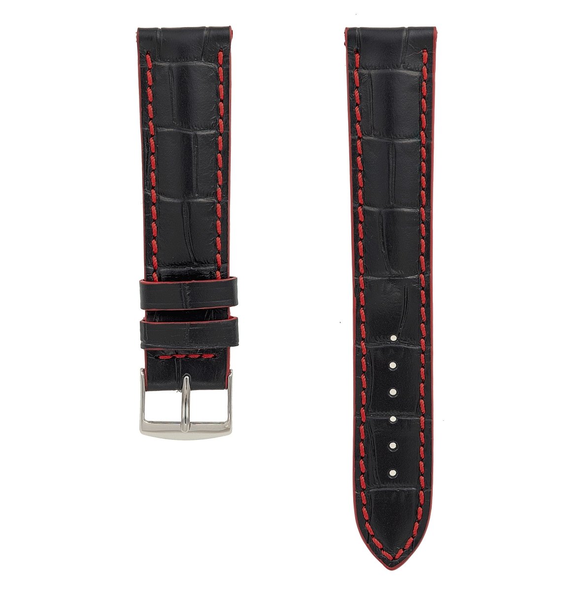 Classic | Embossed Alligator watch band - Strapped For Time