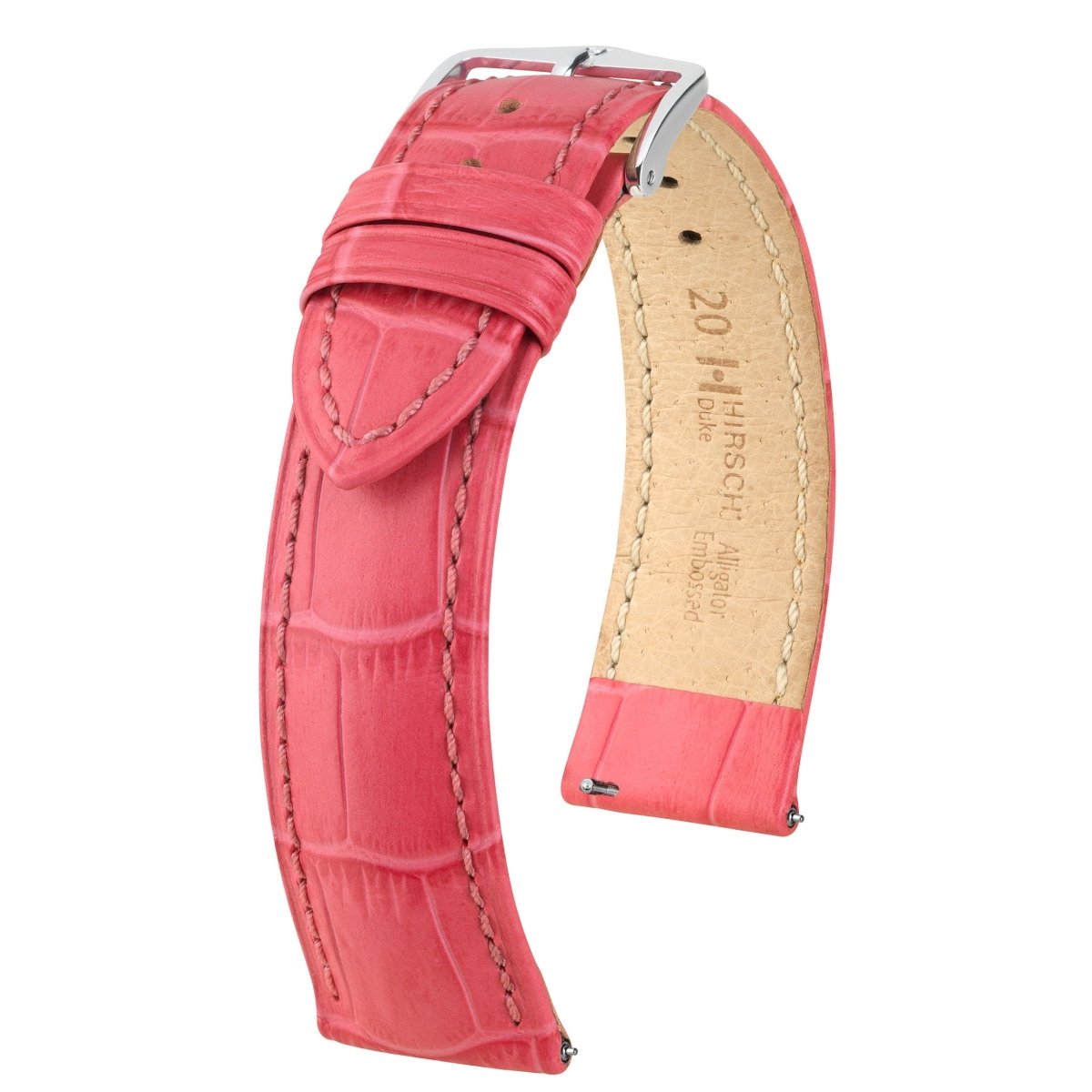 Duke | Embossed Alligator watch band - Strapped For Time