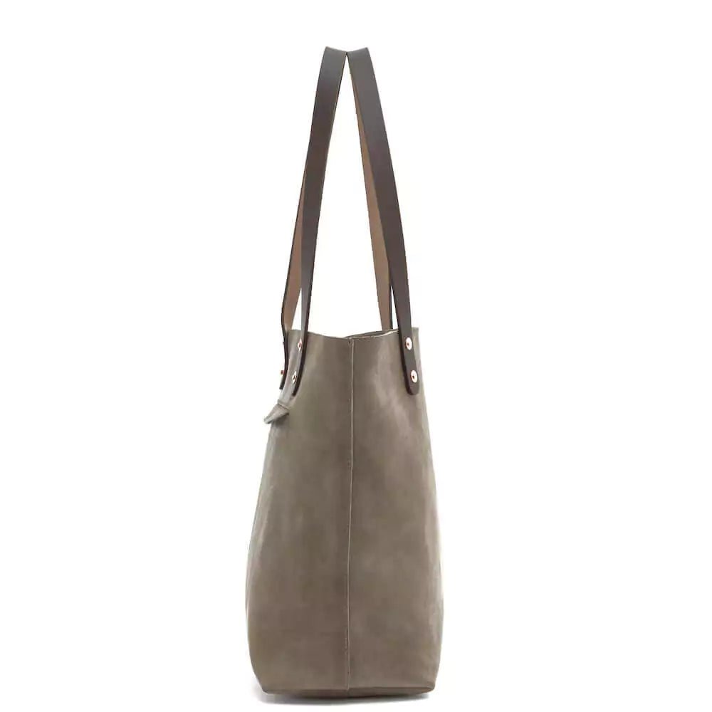 Eden MEDIUM Leather Tote Bag - Classic watch band - Strapped For Time