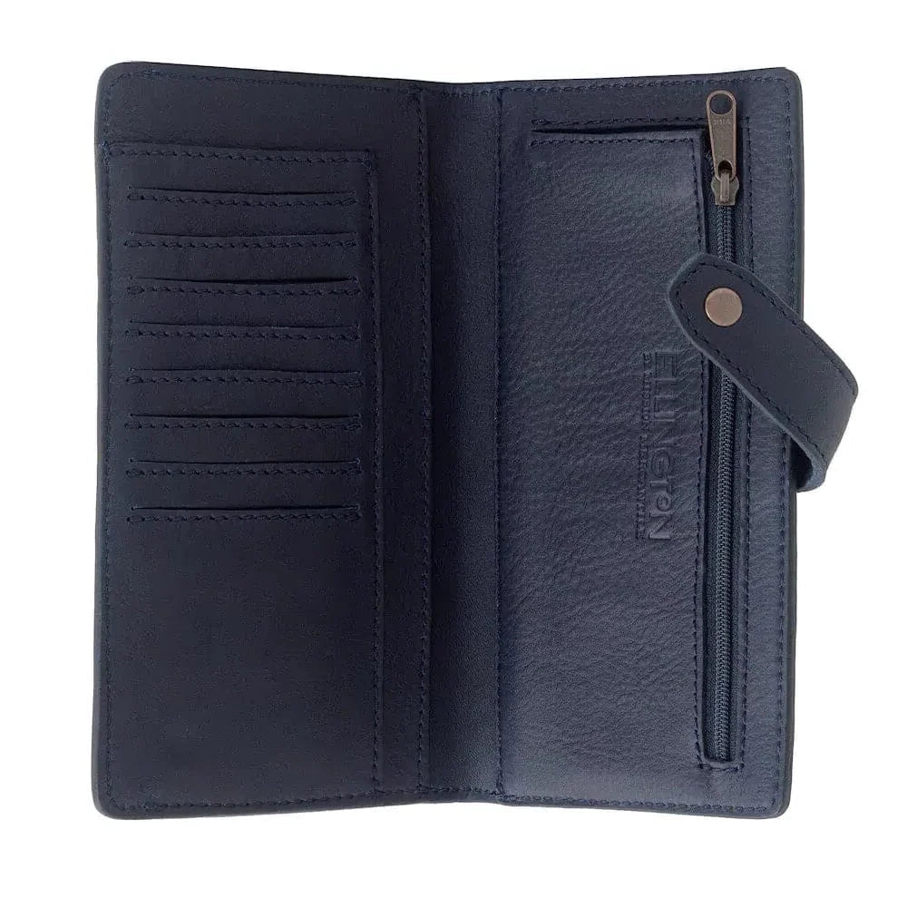 Eleanor Leather Wallet watch band - Strapped For Time